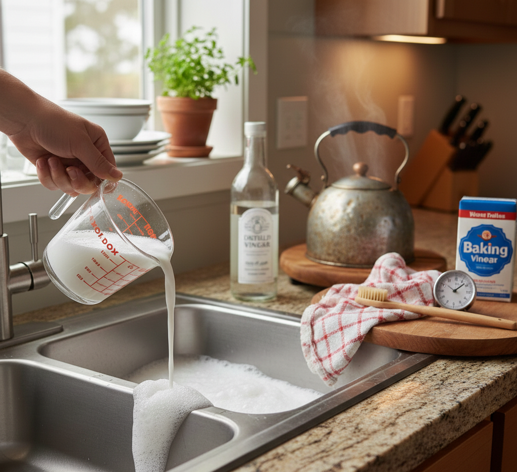 The Ultimate Guide to Clearing Your Sink with Baking Soda and Vinegar