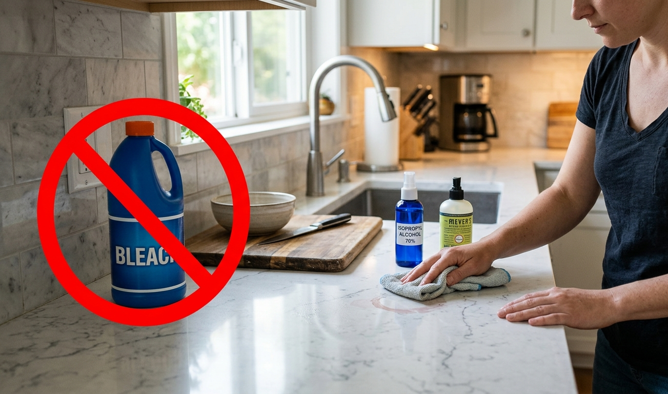 Stop! Can You Use Bleach on Quartz? | Essential Quartz Care Guide